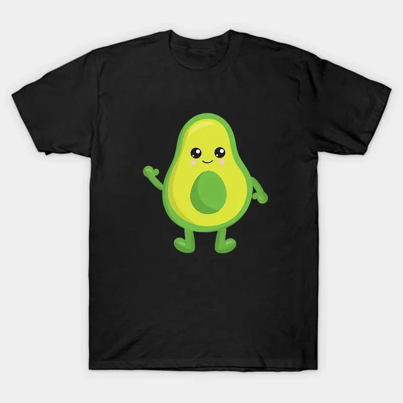 Matching Family Avocado T-Shirt - Black