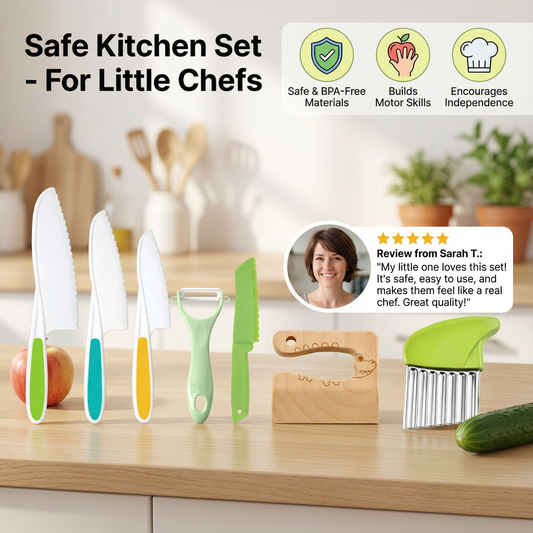 Safe Kitchen Set - For Little Chefs