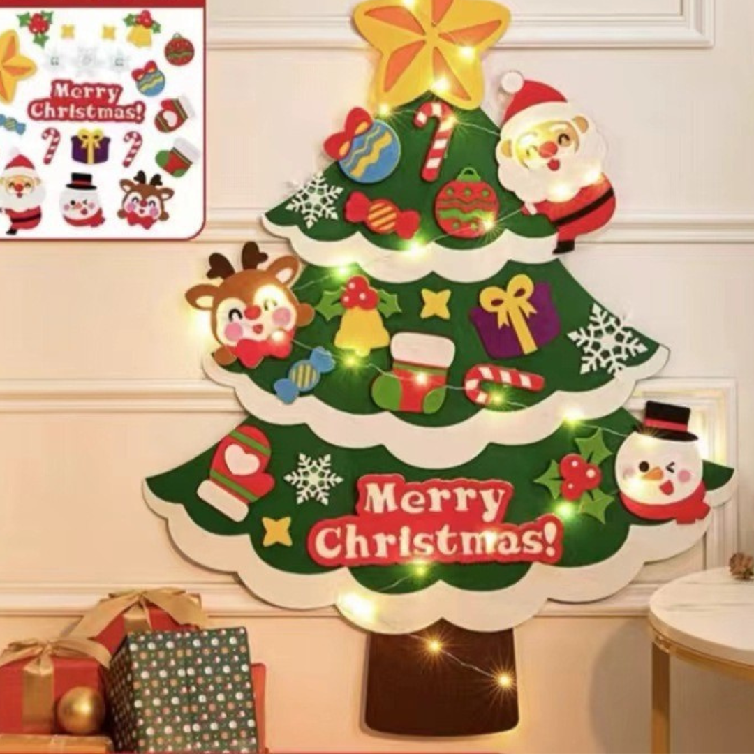 Montessori 3D Felt Christmas Tree