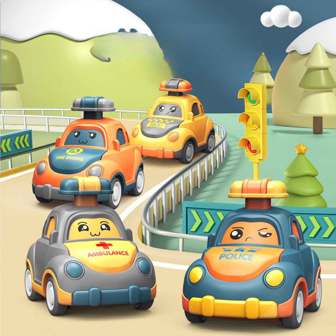 Little Adventure Cars - Press and Drive