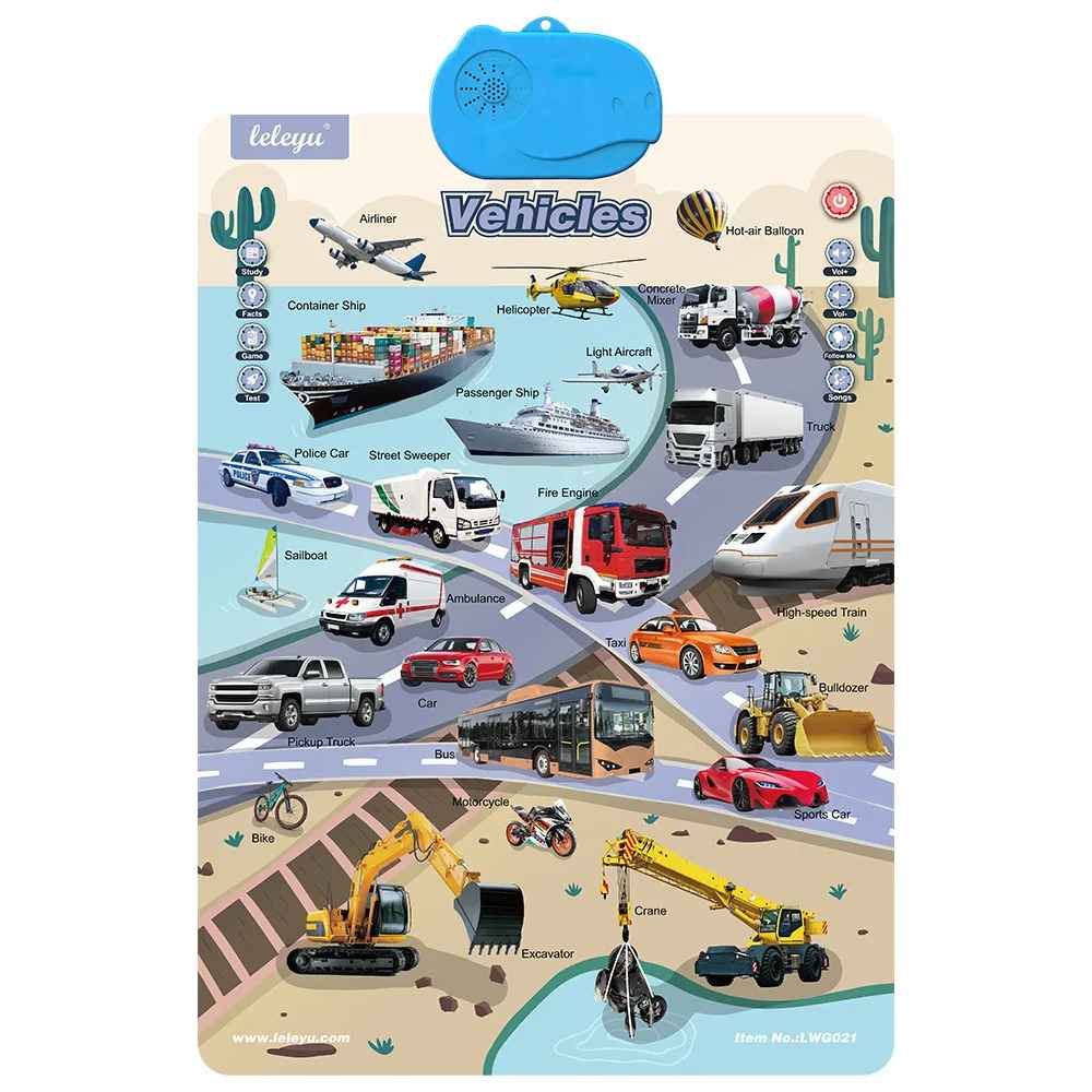 Talking English learning board for children