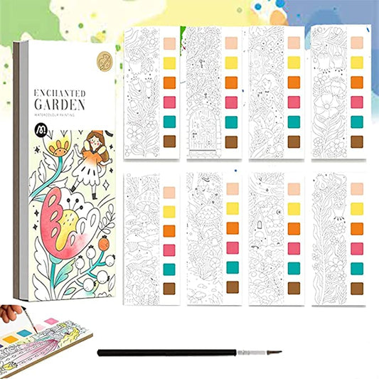 Coloring Book with Watercolors – Fun with 6 Colors