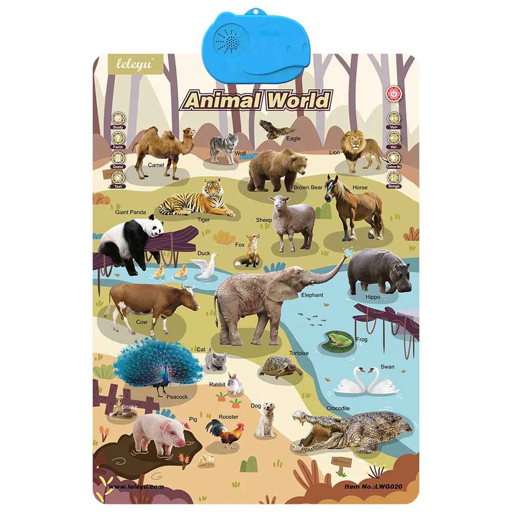 Talking English learning board for children