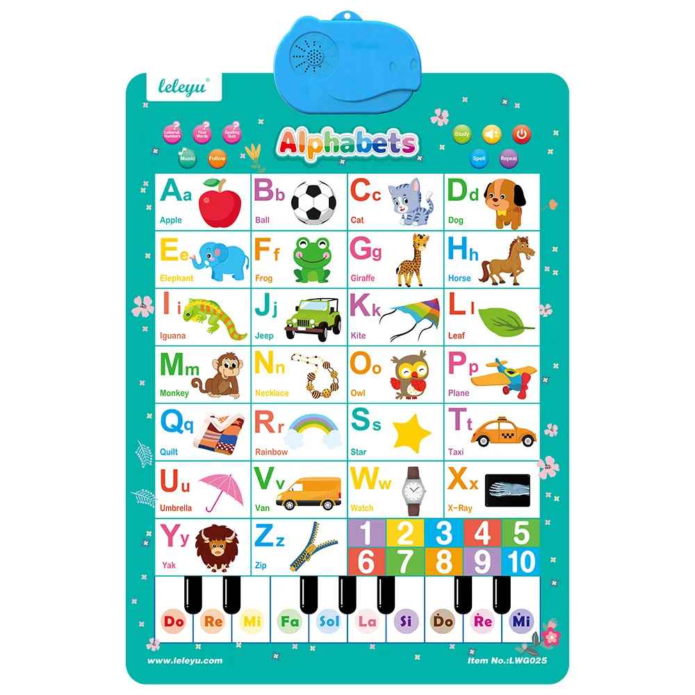 Talking English learning board for children
