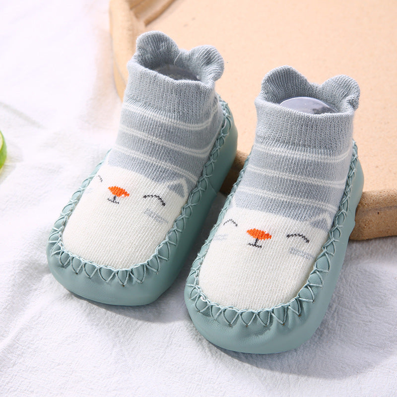 Baby Breathable Sock Shoes – Non-Slip Soft Sole Walking Socks for Infants & Toddlers