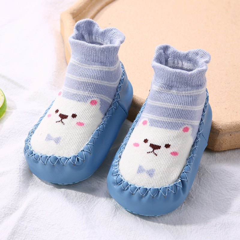 Baby Breathable Sock Shoes – Non-Slip Soft Sole Walking Socks for Infants & Toddlers