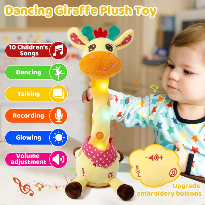 Talking and Dancing Music Giraffe Plush Toy
