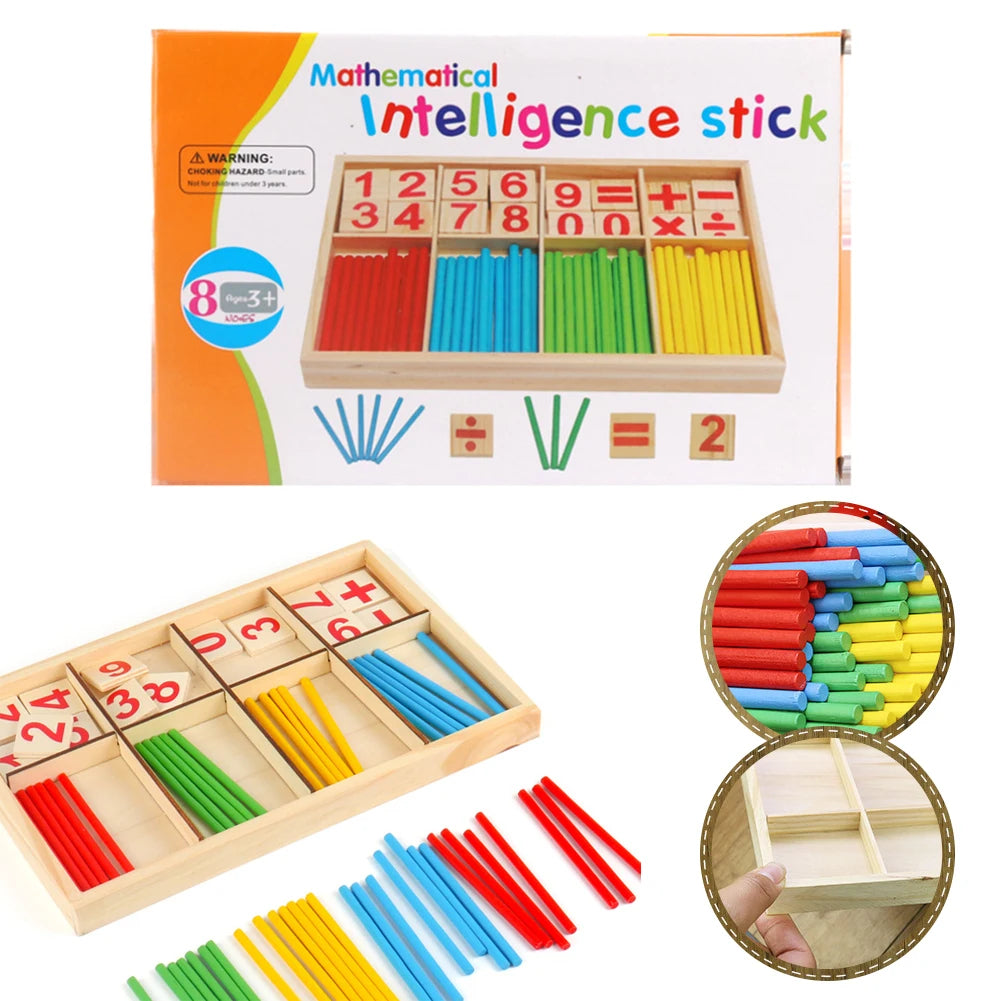 Montessori Math Sticks for Learning to Calculate