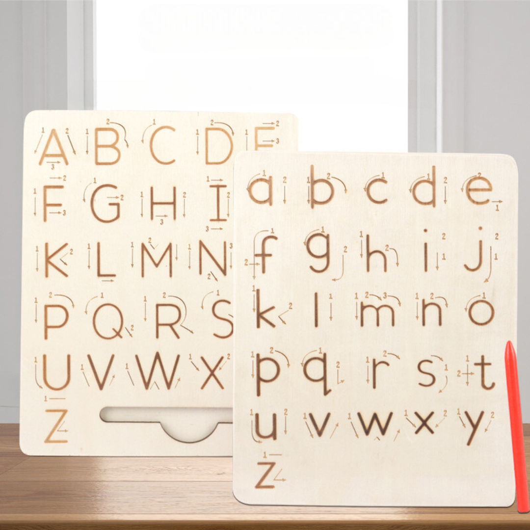 Wooden Alphabet Board