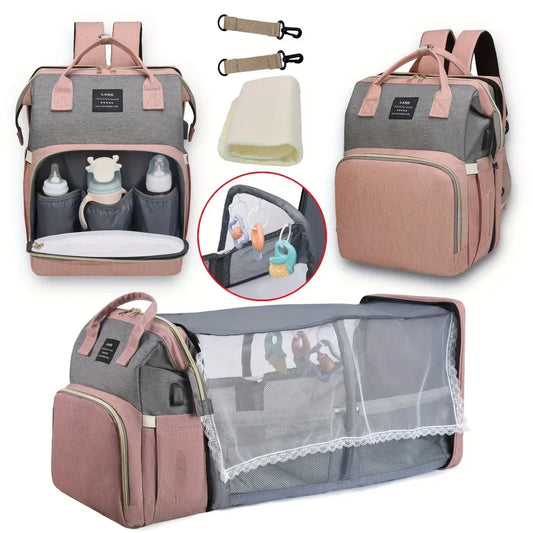 2-in-1 Baby Backpack in Elegant Design