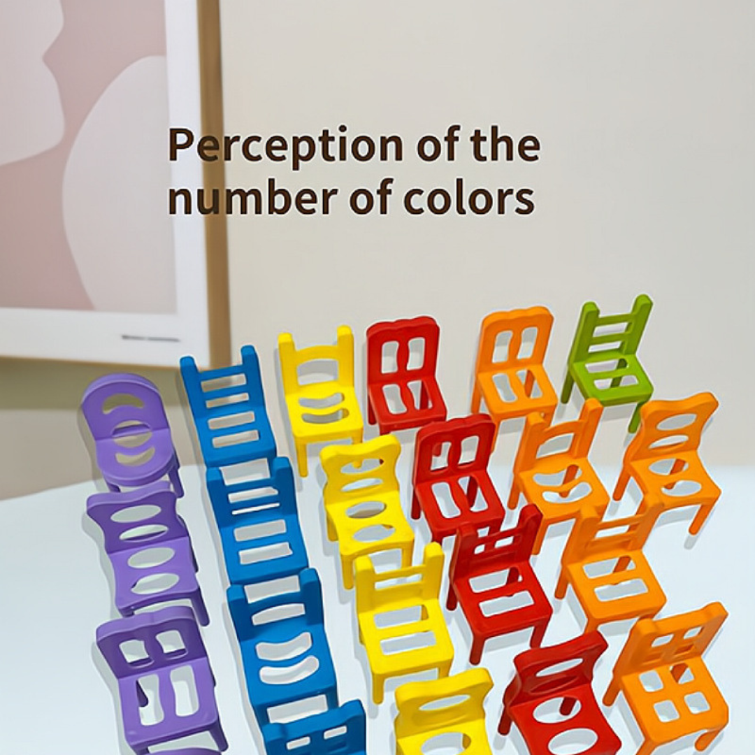 Montessori Chair Stacking Game