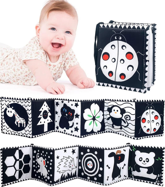 Contrast Book - Montessori Contrast Book for Newborns