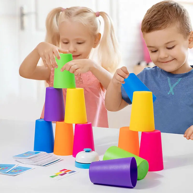 Montessori Cup Stacking Game