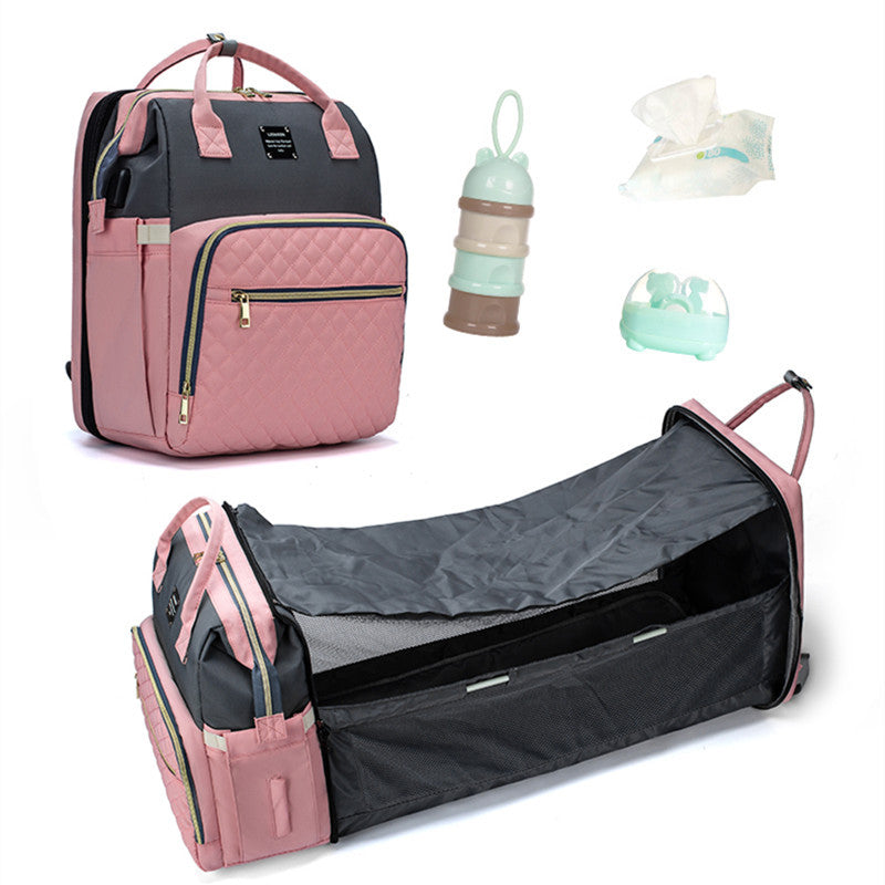 2-in-1 Baby Backpack in Elegant Design