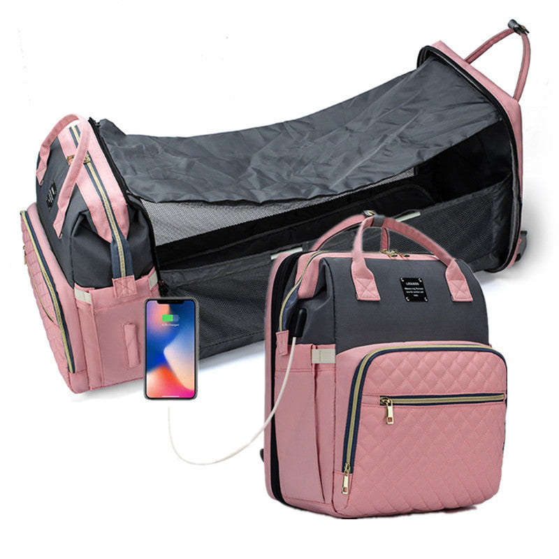 2-in-1 Baby Backpack in Elegant Design