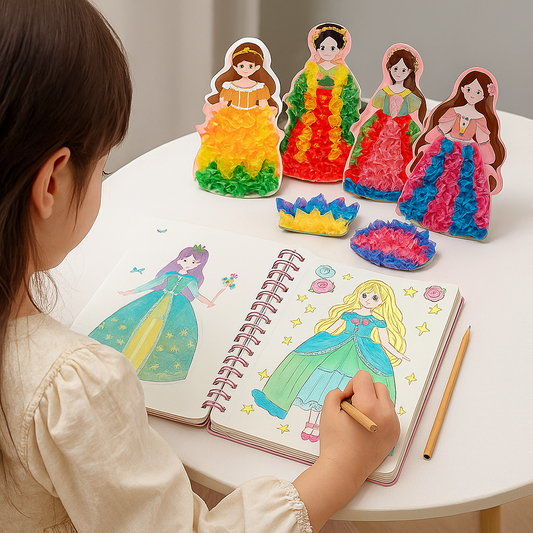 Princess Fashion Design Drawing and Craft Book