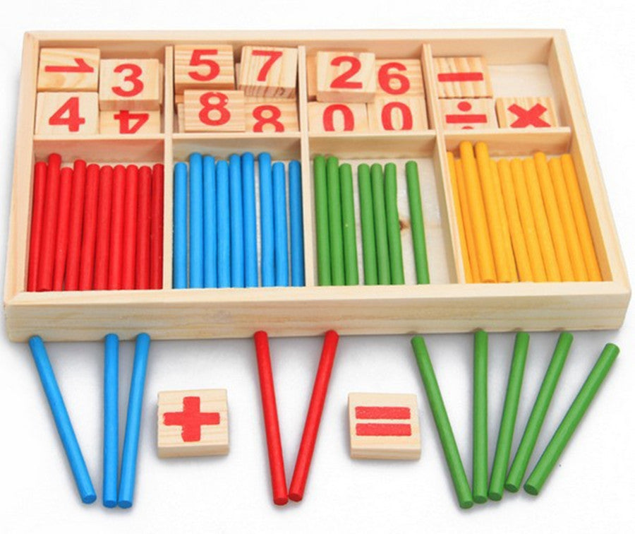 Montessori Math Sticks for Learning to Calculate