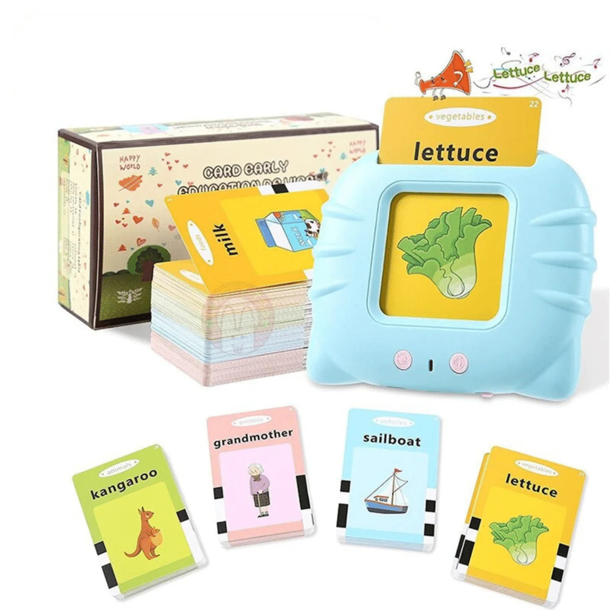 Interactive Learning Flashcards - Educational Talking Cards