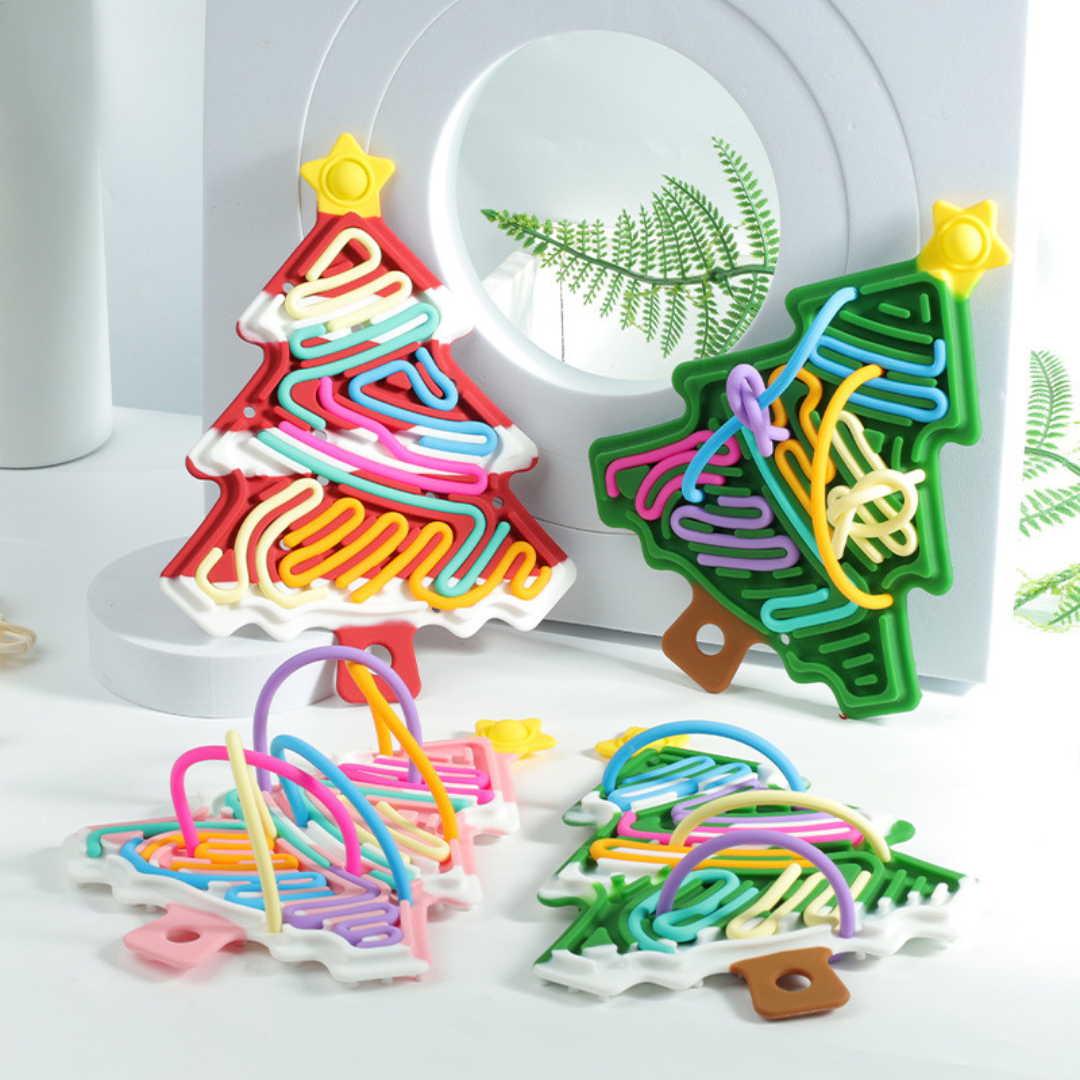 Sensory Kids Toy in Christmas Design