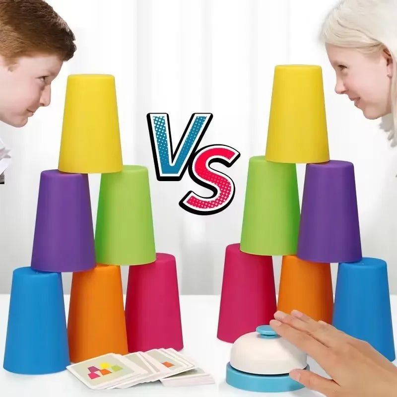 Montessori Cup Stacking Game