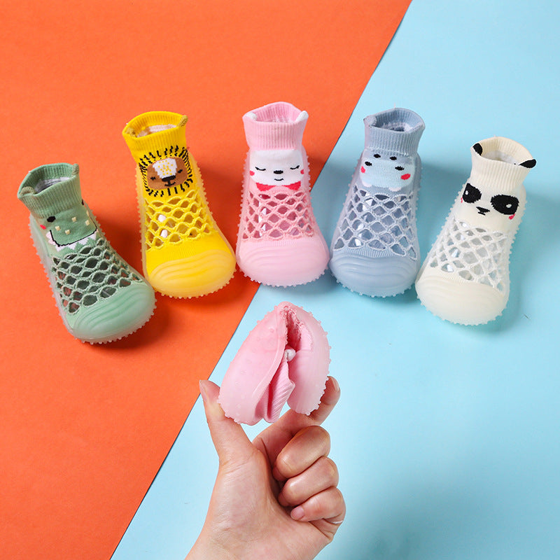 Barefoot Sock Shoes For Babies in Animal Design