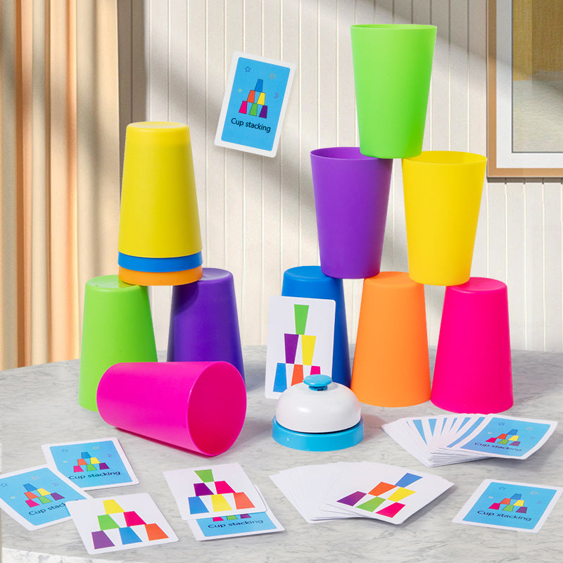 Montessori Cup Stacking Game