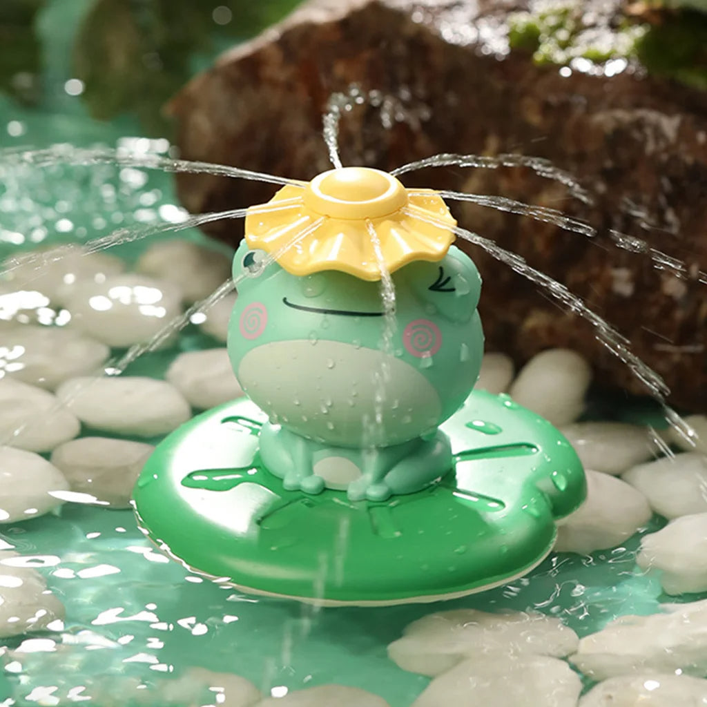 Sprinkling Frog Bath Toy