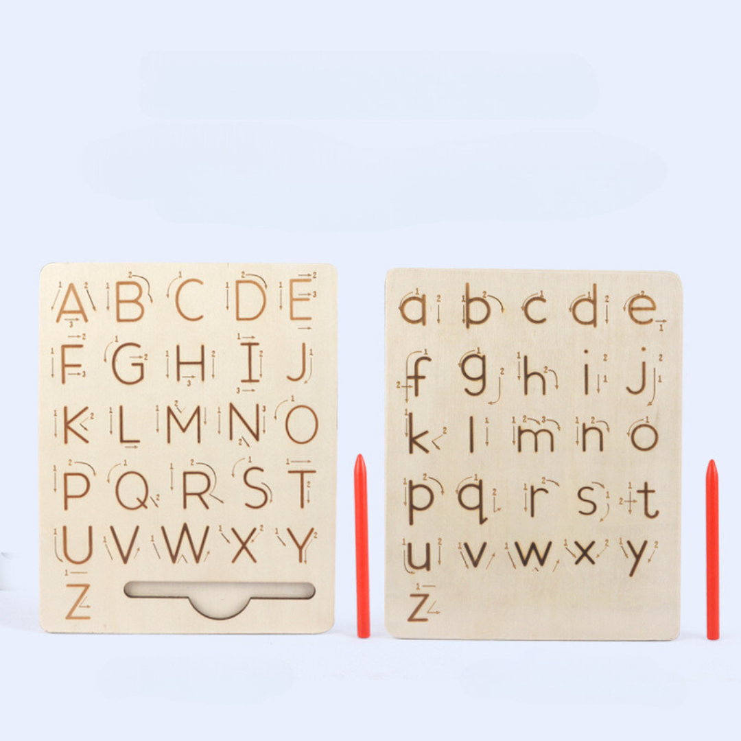 Wooden Alphabet Board