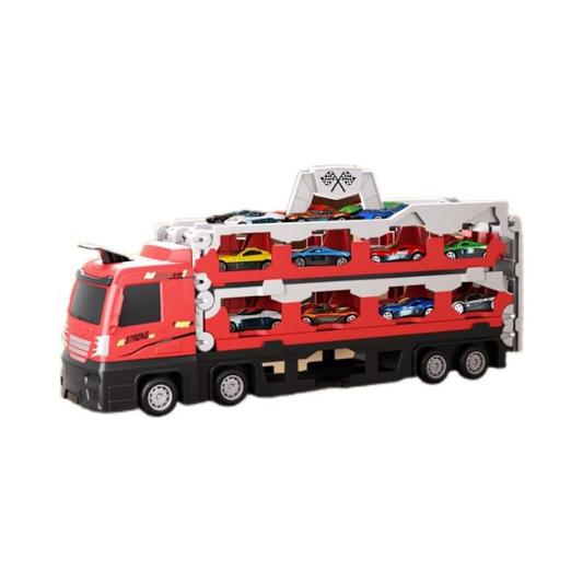 2-in-1 Foldable Truck Race Track