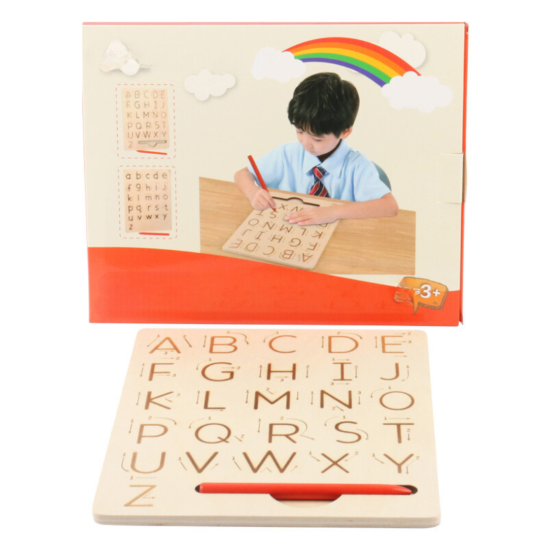 Wooden Alphabet Board