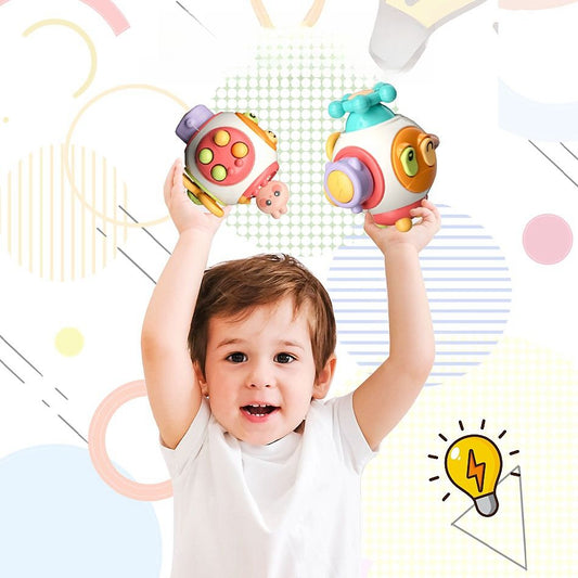 Children's Montessori Activity Cube - Perfect for On-the-Go