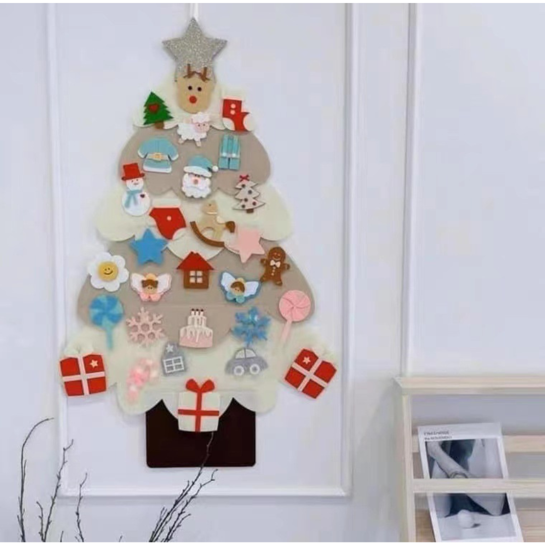 Montessori 3D Felt Christmas Tree