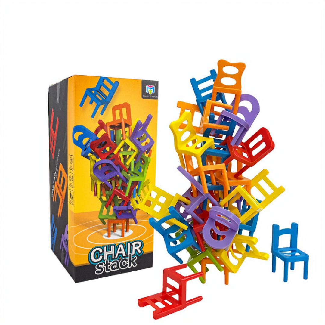 Montessori Chair Stacking Game