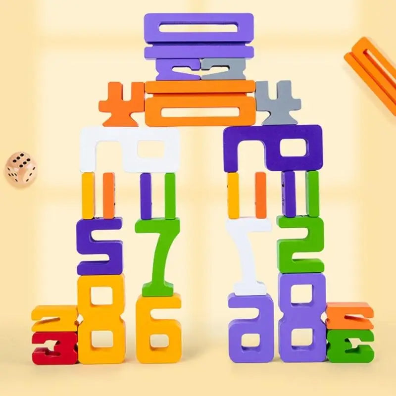 Learning Numbers with Stackable Stone Game