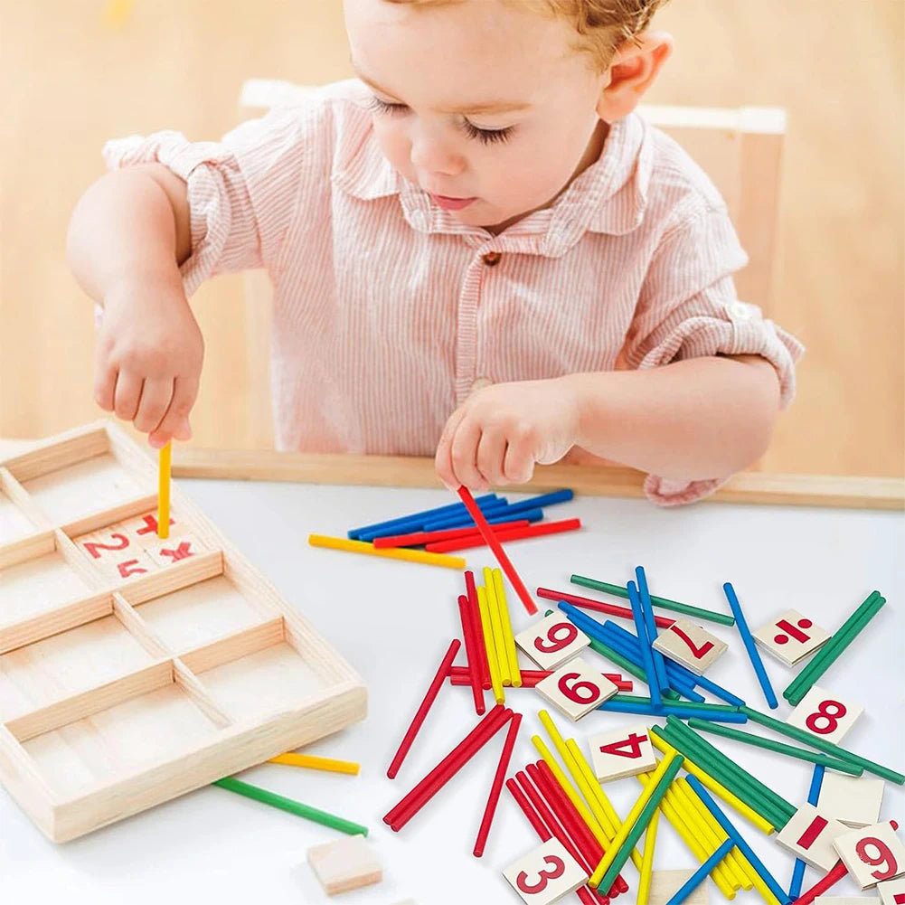 Montessori Math Sticks for Learning to Calculate