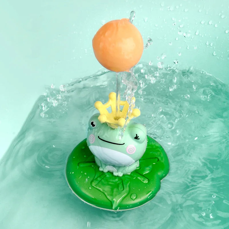 Sprinkling Frog Bath Toy