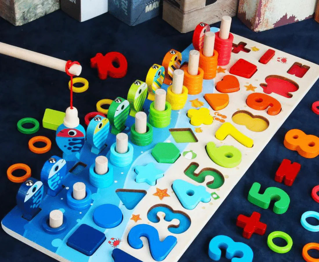 WoodenEdu | Cognitive Learning Toy - Montessori Wooden Board