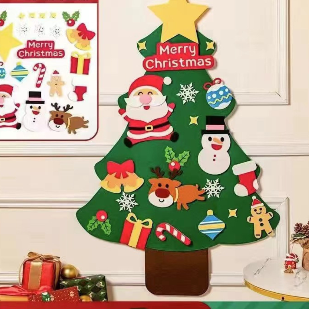 Montessori 3D Felt Christmas Tree