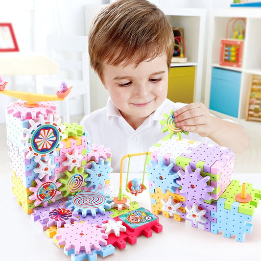 Rotating Montessori Building Blocks Toy