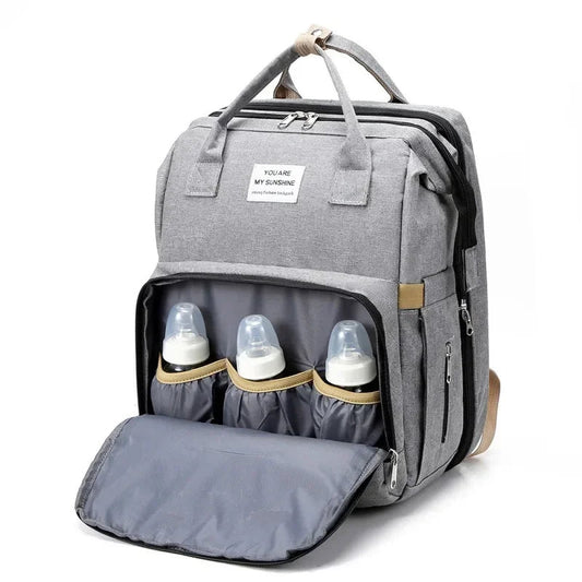 2-in-1 Backpack with Integrated Baby Bed