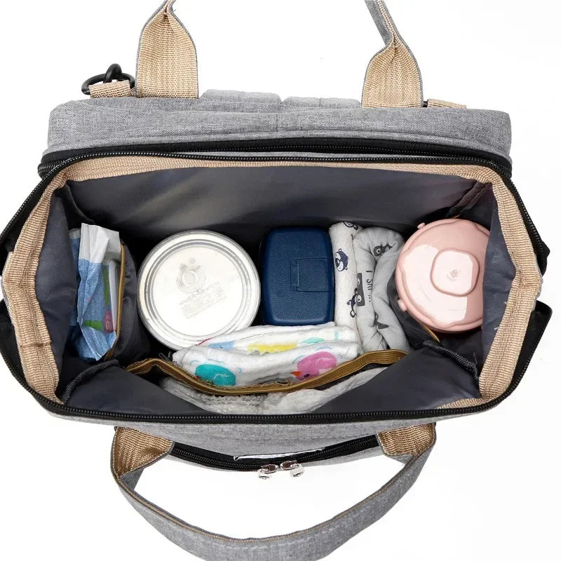 2-in-1 Backpack with Integrated Baby Bed