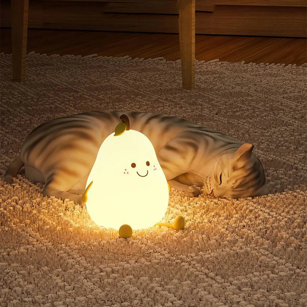 Cozy Pear Night Light – For the Perfect Night's Sleep