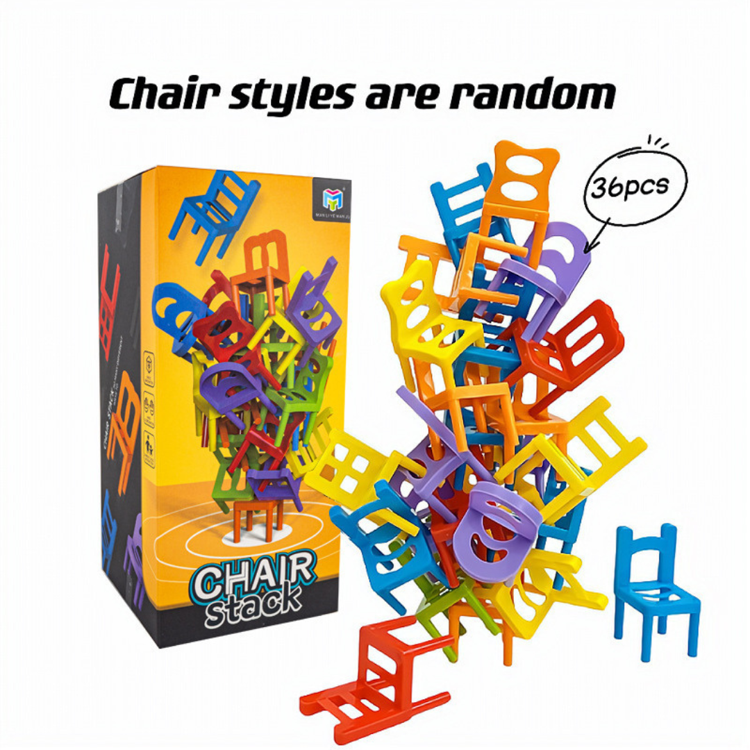 Montessori Chair Stacking Game