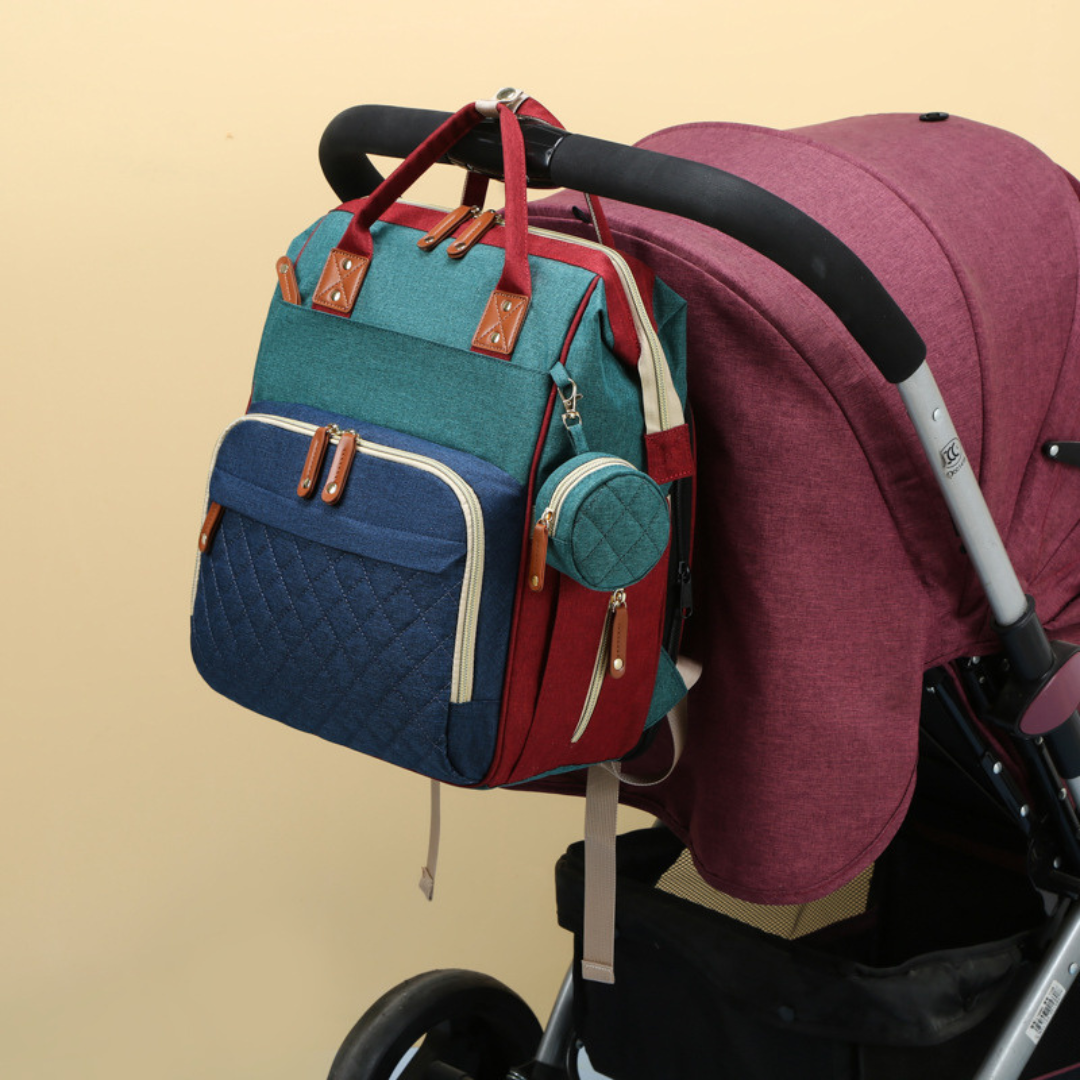 Multifunctional Baby Diaper Backpack with Sleeping Space