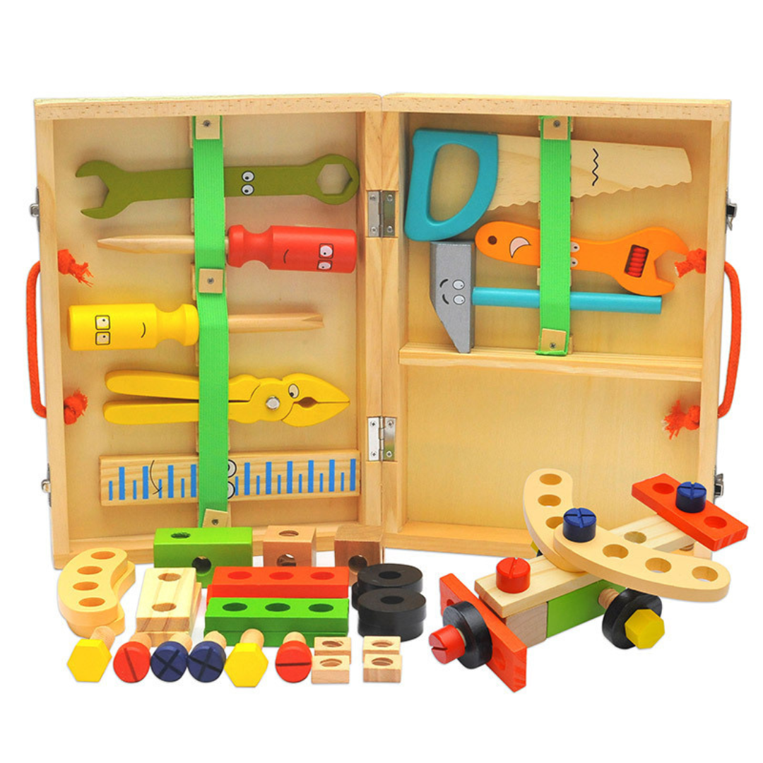 WoodyBox - Montessori Wooden Toolbox