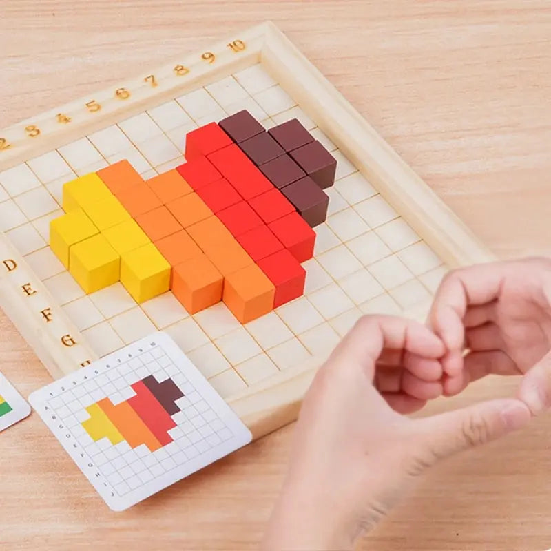 Montessori Colours and Numbers Learning Blocks