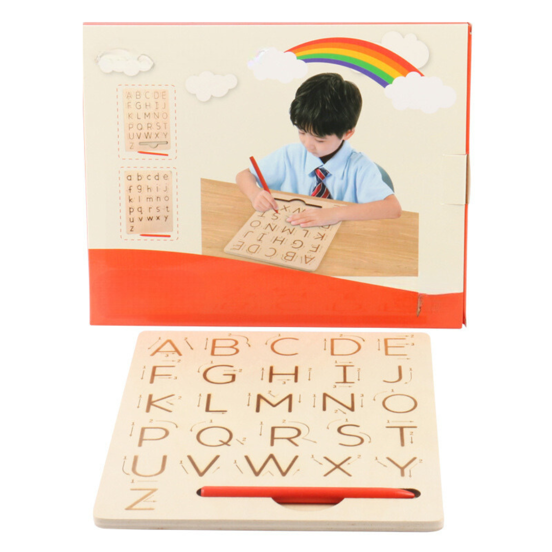 Wooden Alphabet Board