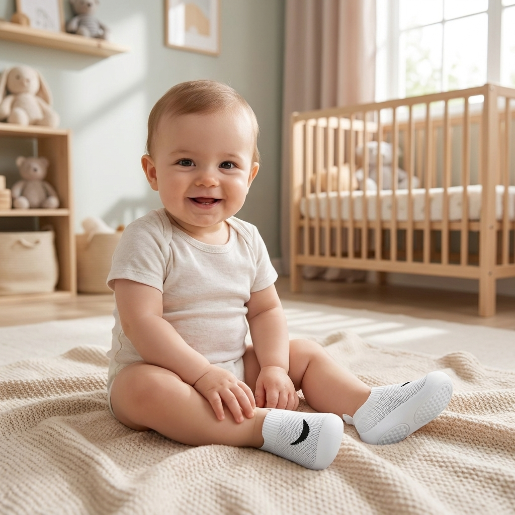 Summer Baby Shoes with Non-slip Soles and Breathable Material
