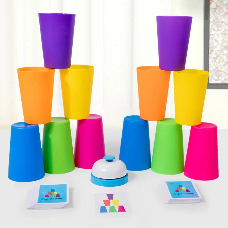 Montessori Cup Stacking Game