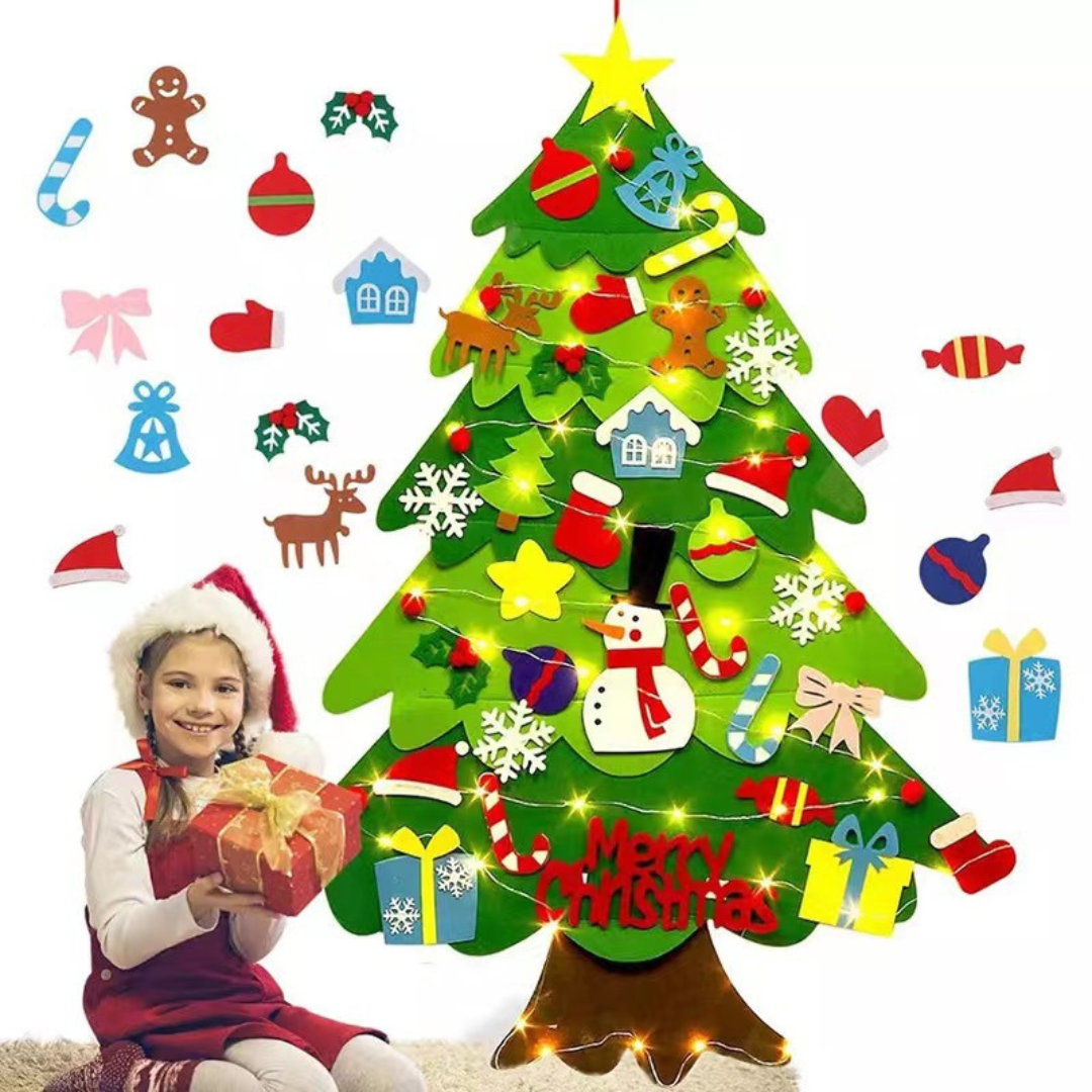 Montessori 3D Felt Christmas Tree